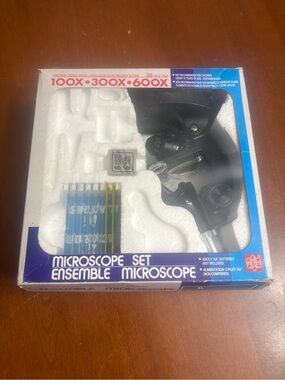 Kids Microscope Set - Black - Brand: (unspecified)